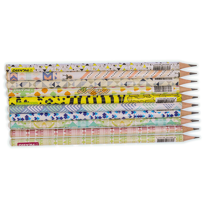 مداد مشکی 72 عددی طرح دار پیکاسو (4)