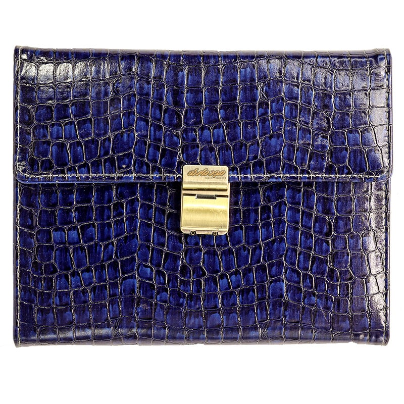 سالنامه (سررسید) 1402 کلاسوری الیگیتور سرمه ای کد 248 پاسارگاد