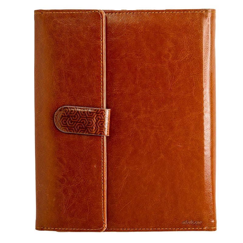 سالنامه (سررسید) 1402 کلاسوری ترمواکتیو قهوه ای تیره کد 245 پاسارگاد