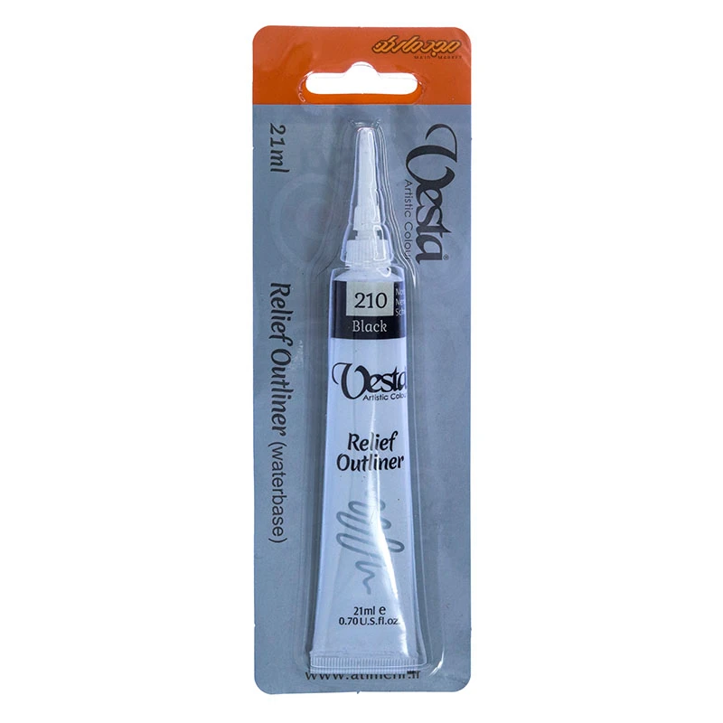 خمیر دورگیر شیشه کد 210 Black وستا