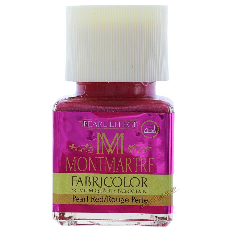 رنگ پارچه قرمز صدفی (Pearl Red) کد 73 مونمارت (2)