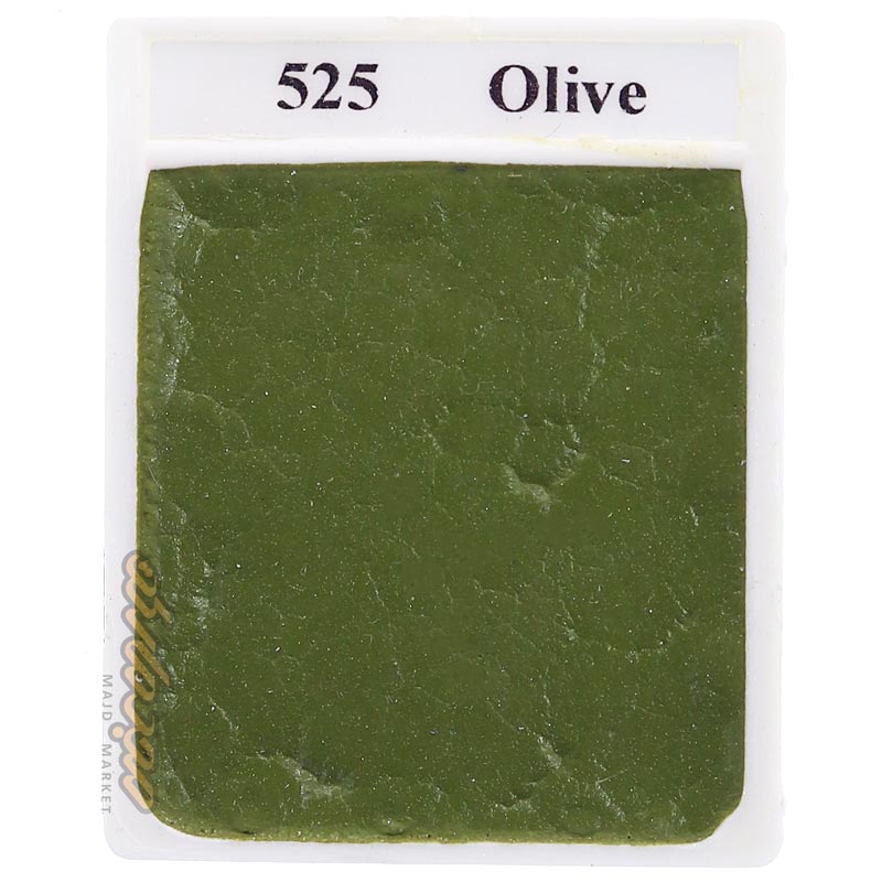 قرص آبرنگ سبز زیتونی (Olive) کد 525 آقامیری