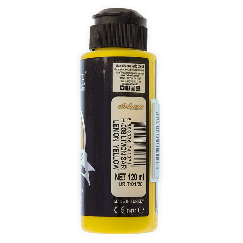 رنگ مولتی سورفیس LEMON YELLOW کد H008 کادنس (1)