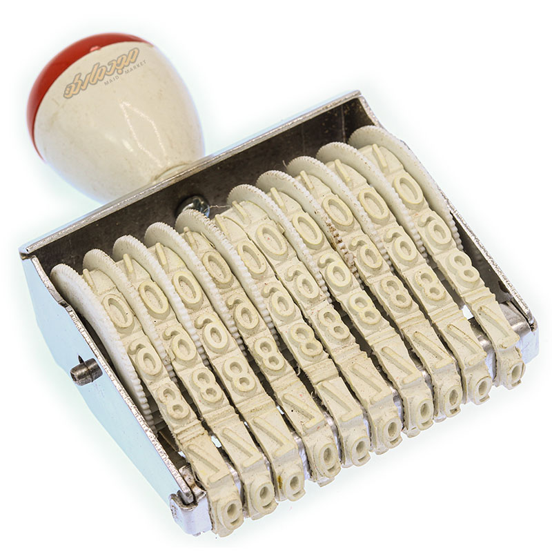 دستگاه مهر 9 میل 10 رقم لاتین طرح شاینی (5)