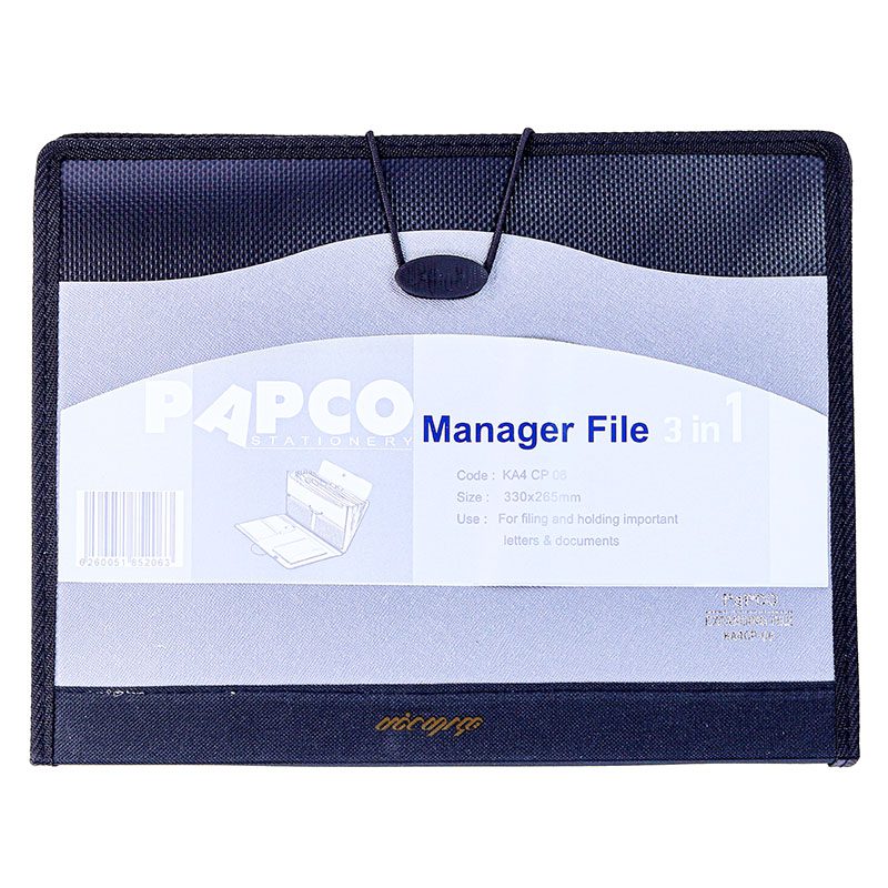 مدیران فایل A4 طوسی KA4CP-06 پاپکو