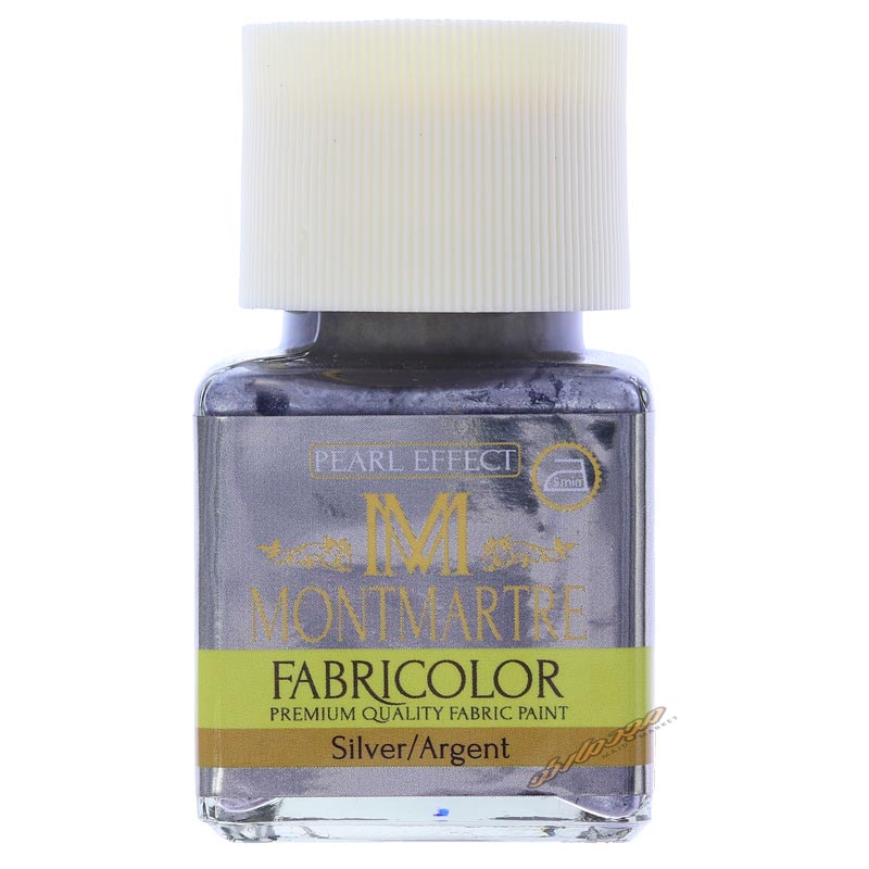 رنگ پارچه نقره ای (Silver) کد 77 مونمارت (1)