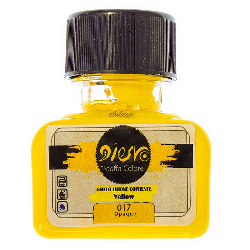 رنگ پارچه اوپک زرد 017 (YELLOW) پیرو