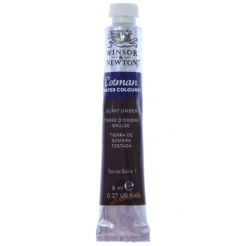 آبرنگ قهوه ای سوخته (Burnt Umber) کد 076 وینزور WINSOR (2)