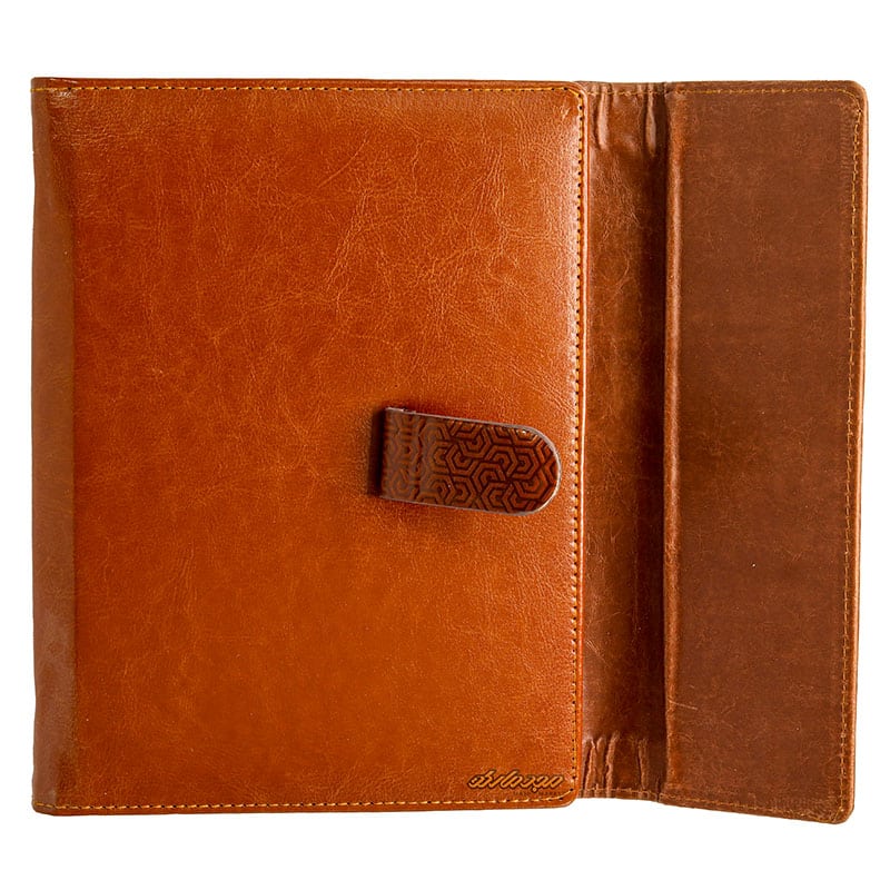 سالنامه (سررسید) 1402 کلاسوری ترمواکتیو قهوه ای تیره کد 245 پاسارگاد (4)