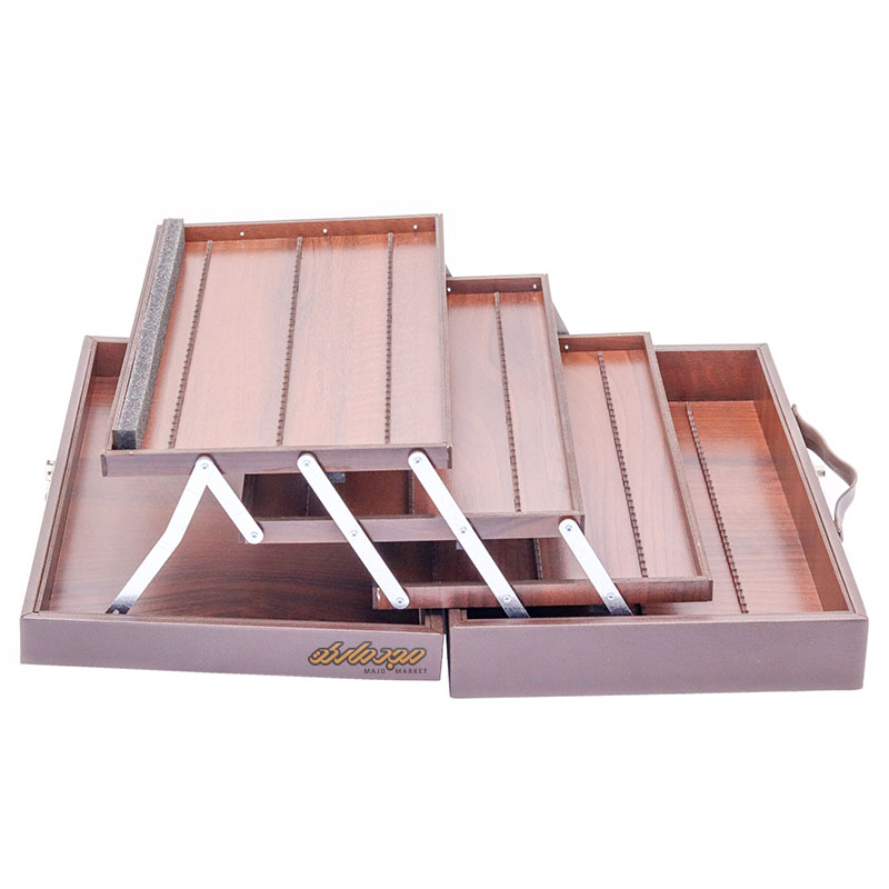 جعبه چوبی مداد رنگی 150 رنگ رزا (7)