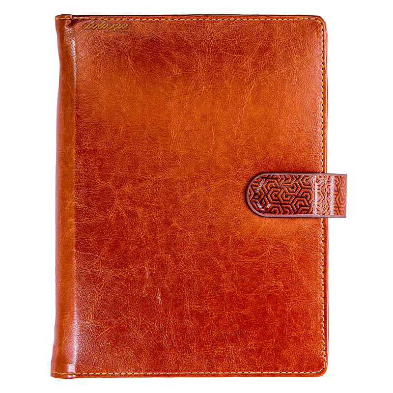 سالنامه (سررسید) 1402 کلاسوری ترمواکتیو قهوه ای کد 241 پاسارگاد