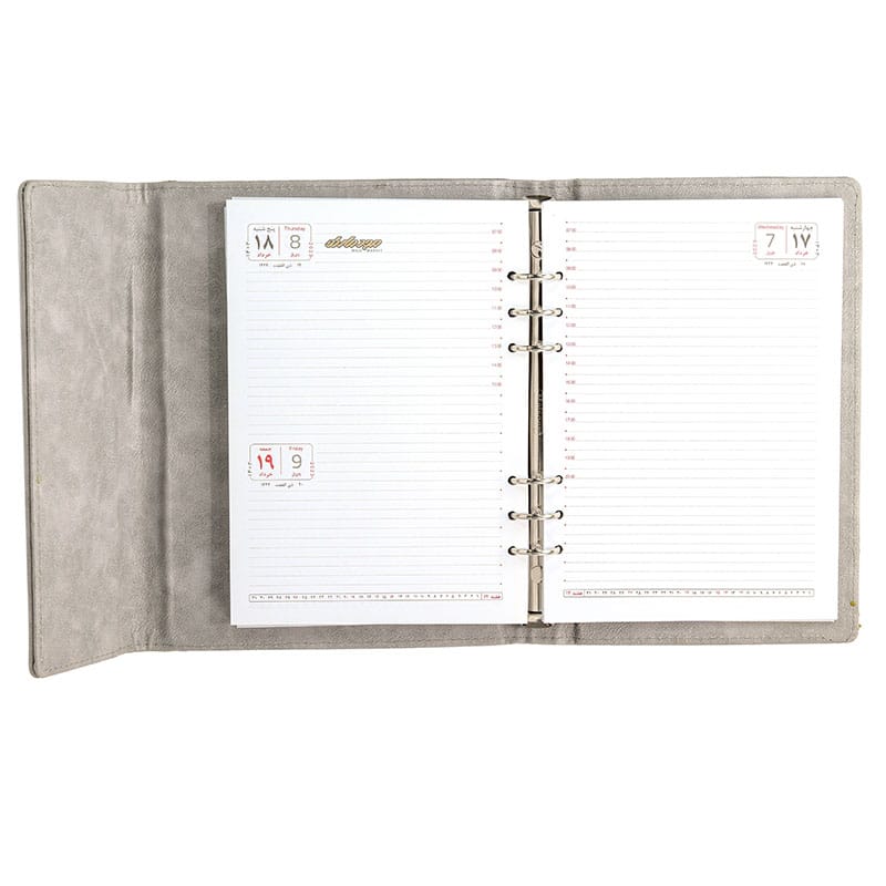 سالنامه (سررسید) 1402 کلاسوری طوسی کد 244 پاسارگاد (2)