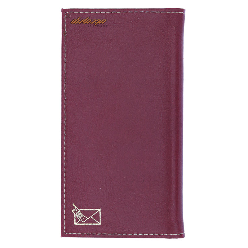 دفتر تلفن قرمز جلد چرم