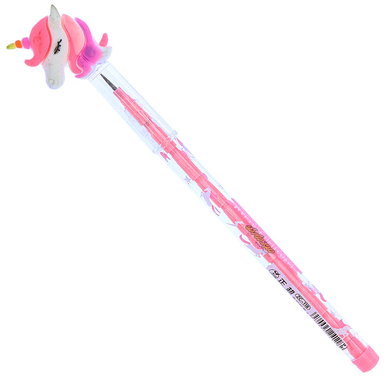 مداد فشنگی فانتزی طرح یونی کورن صورتی 158