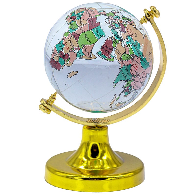 کره جغرافیا کریستالی سایز 1