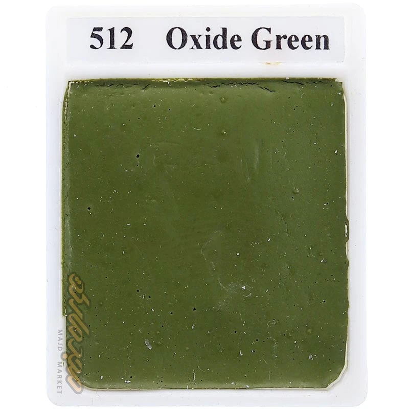 قرص آبرنگ سبز پسته ای (Oxide Green) کد 512 آقامیری