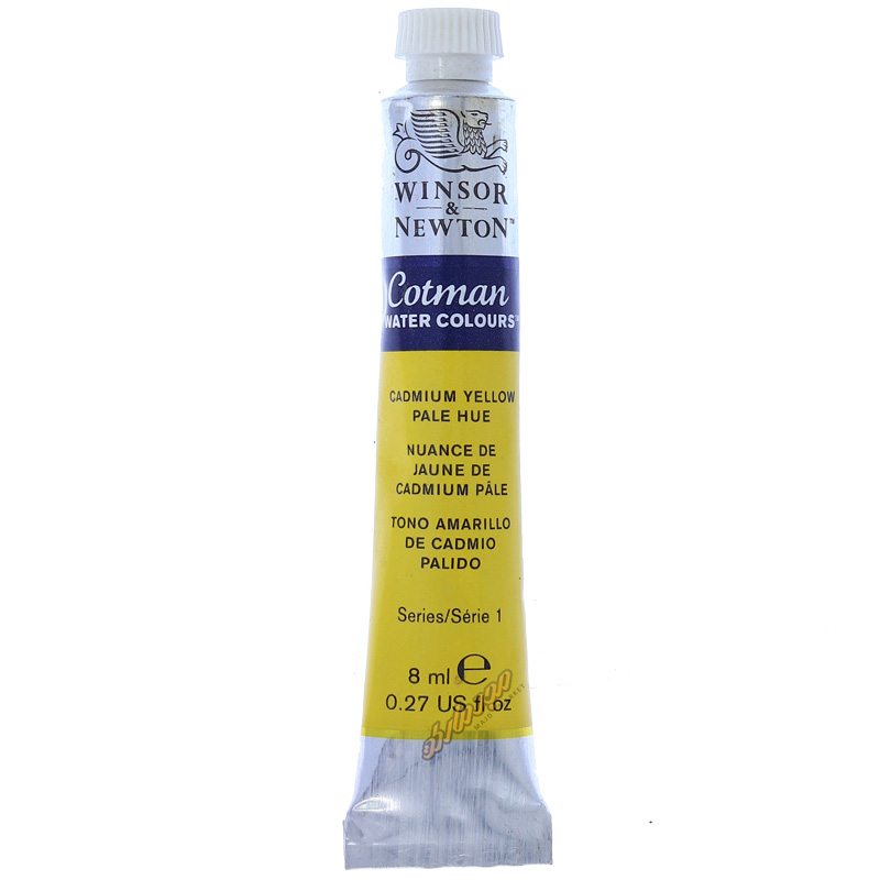 آبرنگ تیوپی زرد (Cadmium Yellow Pale Hue) کد 119 وینزور WINSOR