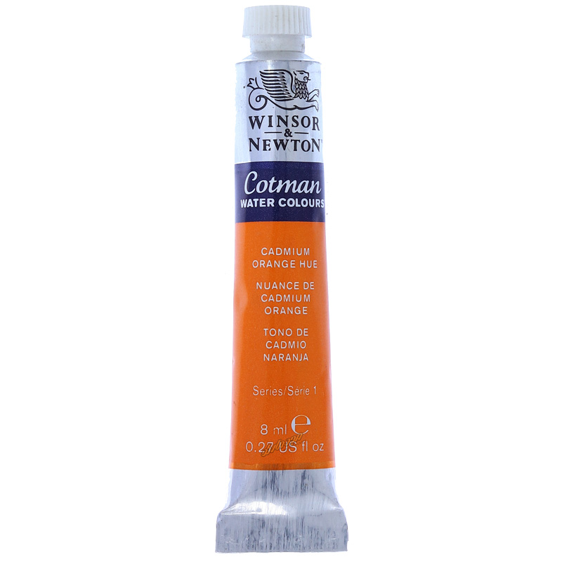 آبرنگ تیوپی نارنجی (Cadmium Orange Hue) کد 090 وینزور WINSOR
