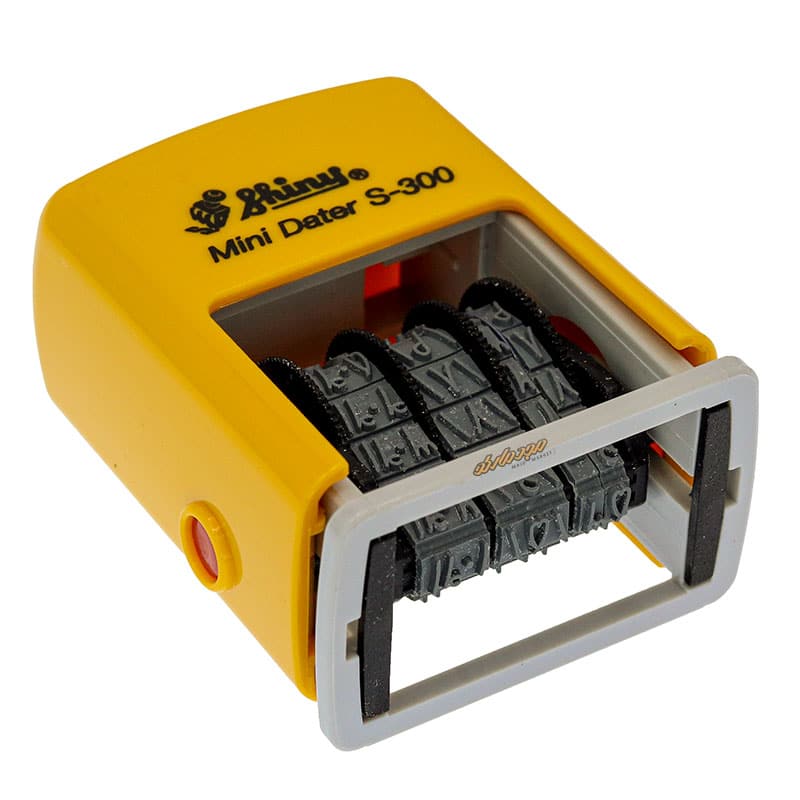 دستگاه مهر تاریخ زن شاینی زرد مدل S-300 (6)