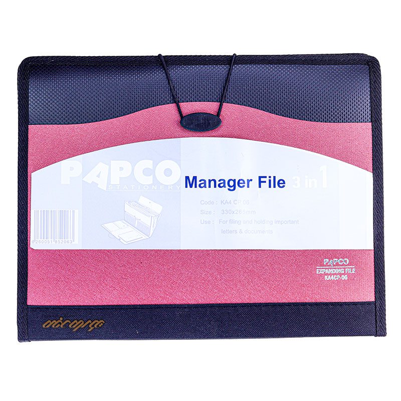مدیران فایل A4 زرشکی KA4CP-06 پاپکو