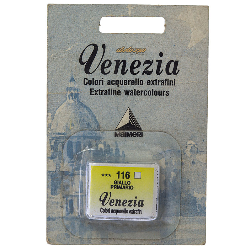 قرص آبرنگ زرد (Primary Yellow) کد 116 مایمری MAIMERI
