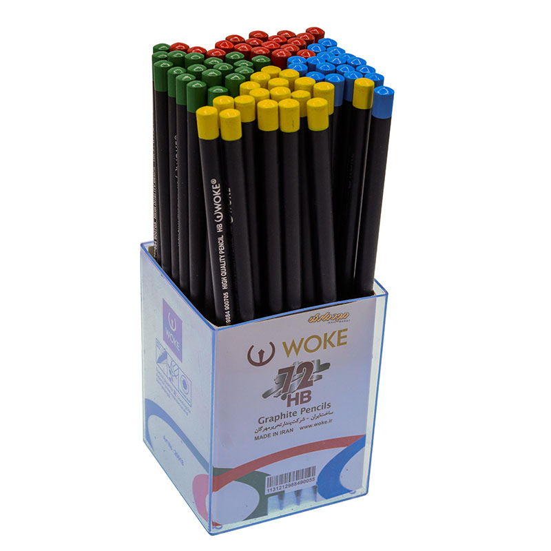 مداد مشکی 72 عددی بلک وود ووک WOKE