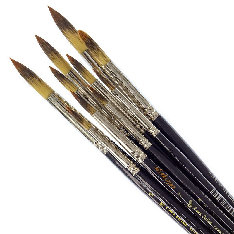 قلم مو سرگرد دسته بلند سری 3000 پارس آرتیست (1)