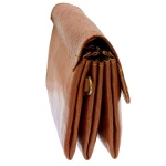 کیف دوشی چرم سه طبله طرح سنگی قهوه ای پولو (4)