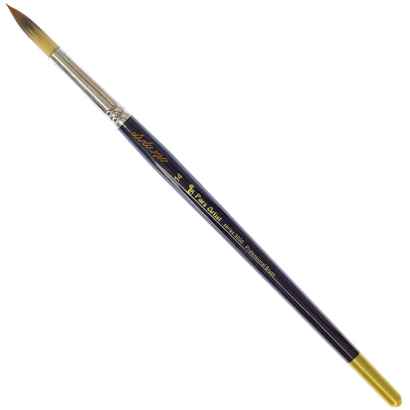 قلم مو سرگرد دسته بلند سری 3000 پارس آرتیست14