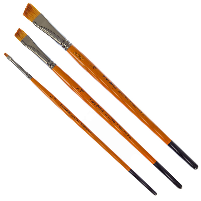 قلم مو سرکج دسته کوتاه سری 2040 پارس آرتیست