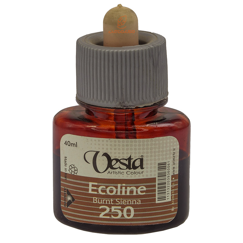 اکولین قهوه ای سوخته (Burnt Sienna) کد 250 وستا VESTA