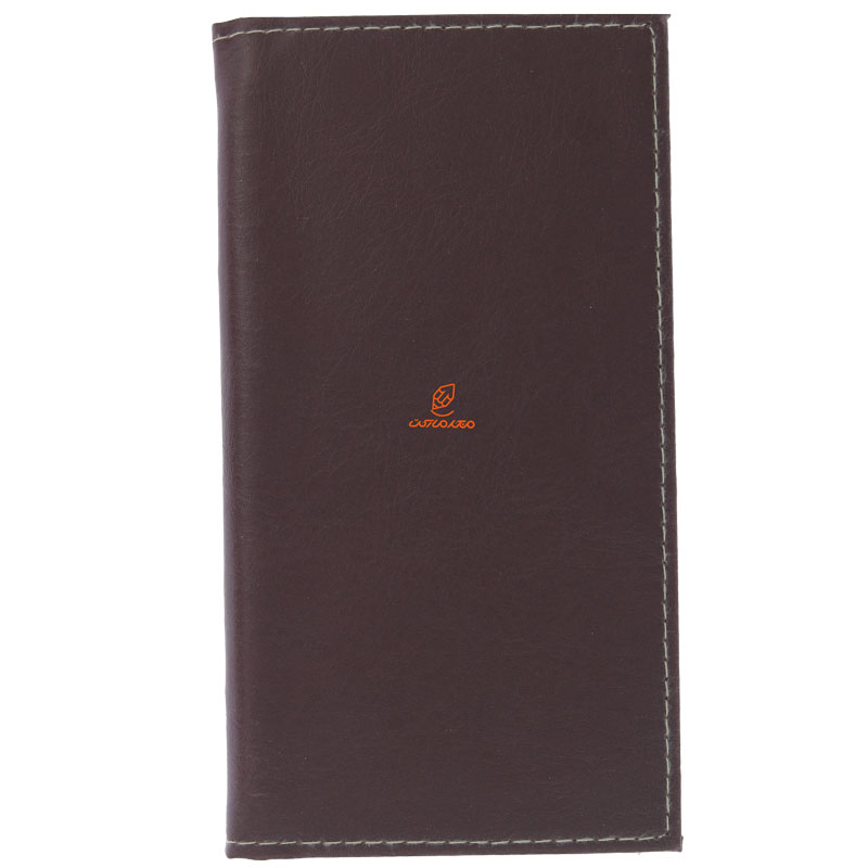 دفتر تلفن جلد سخت قهوه ای صالح (3)