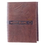 کیف پول کوچک کتابی چرم قهوه ای MONT (2)