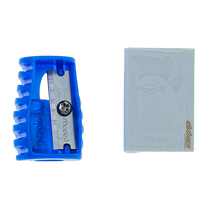 سرویس پرگار 9 تیکه آبی مپد MAPED (1)