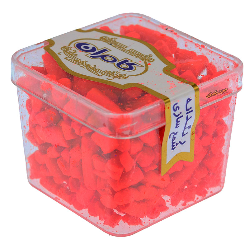 رنگدانه شمع سازی قرمز فسفری کد 19 کامران