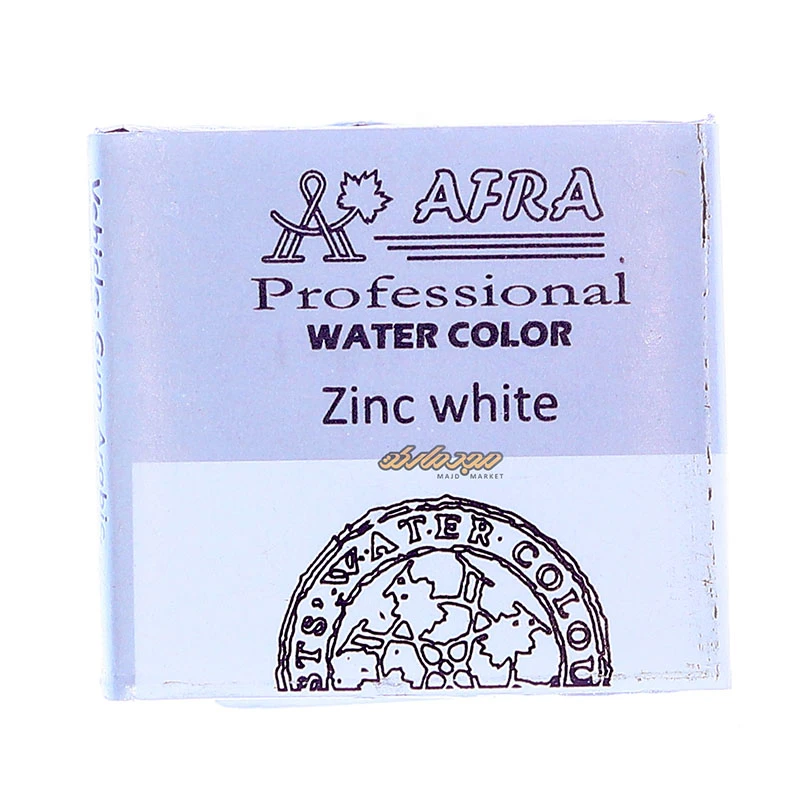 قرص آبرنگ سفید (Zinc White) کد 103 افرا (1)