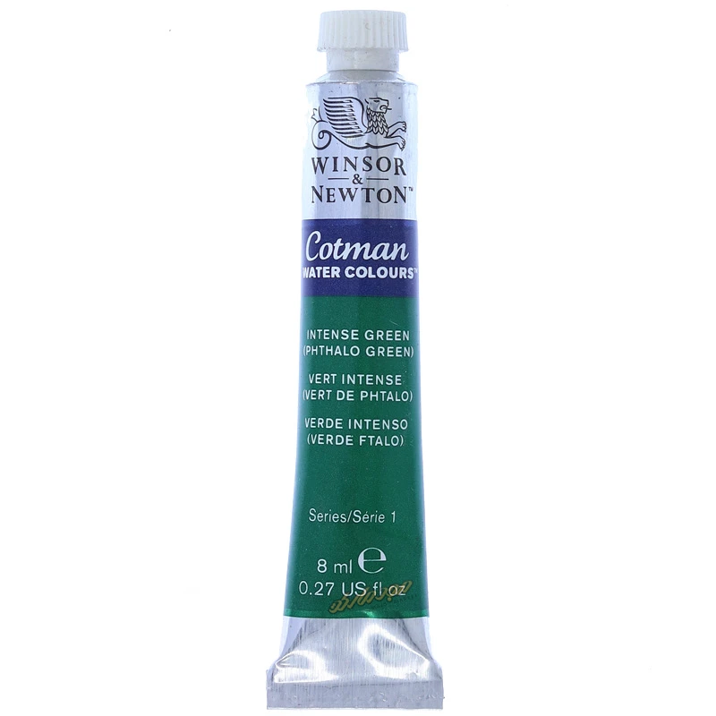 آبرنگ تیوپی سبز (Intense Green) کد 329 وینزور WINSOR (2)