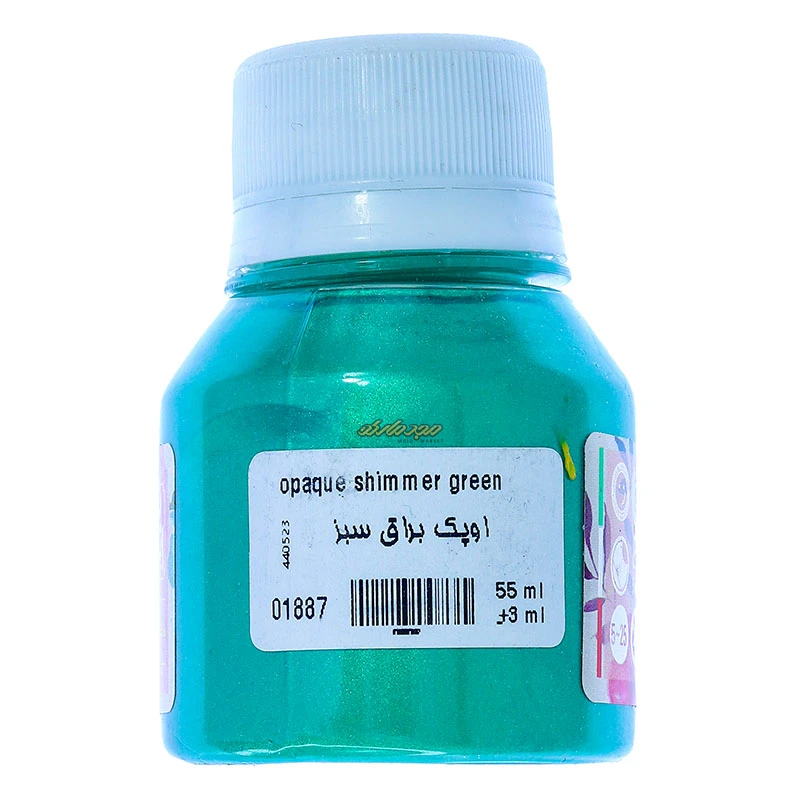 رنگ پارچه اوپک براق سبز 1887(SHIMMER GREEN) سوداکو SODACO (2)