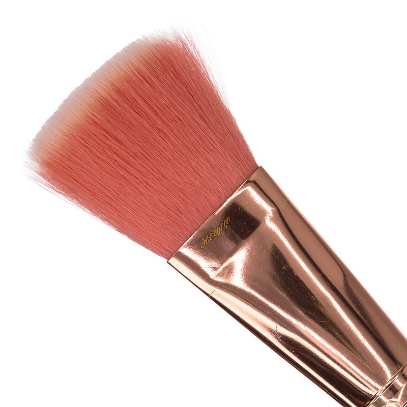 قلم مو براش دسته مشکی مو صورتی میلی لوکی (2)