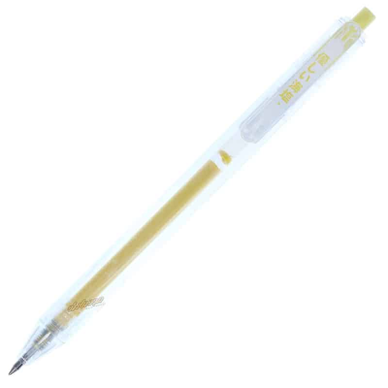خودکار رنگی فشاری فانتزی زرد 2208 JIANDAN