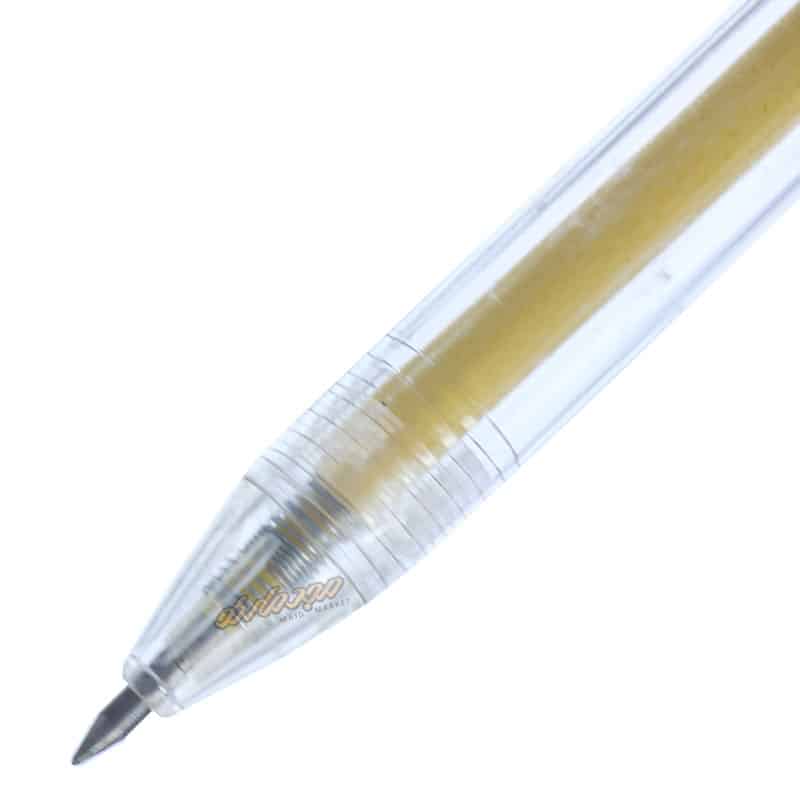 خودکار رنگی فشاری فانتزی زرد 2208 JIANDAN (3)