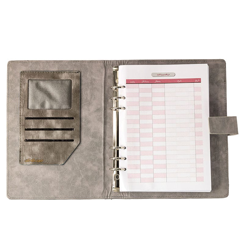 سالنامه (سررسید) 1402 کلاسوری طوسی کد 240 پاسارگاد (2)