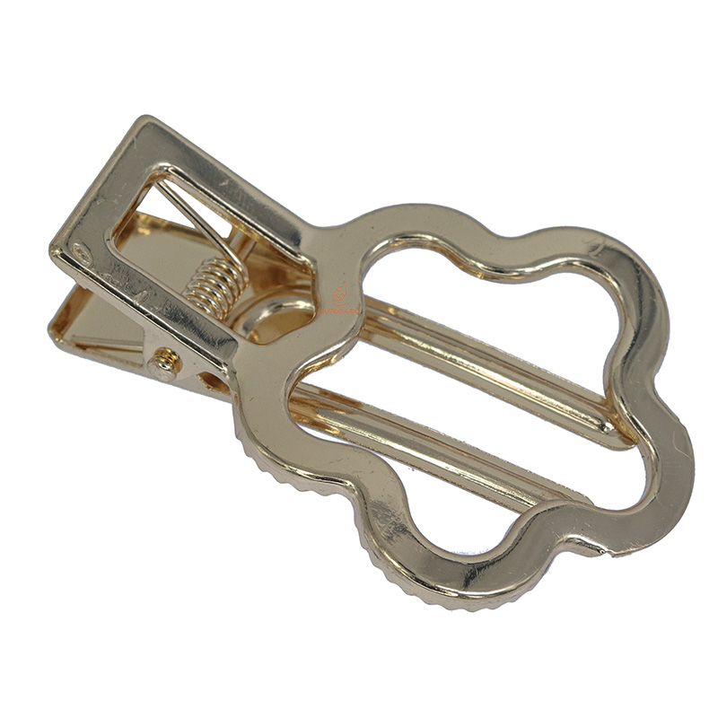 گیره فلزی 4 عددی رزین طرح گل (2)