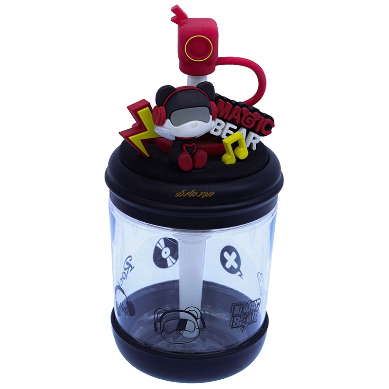 قمقمه مشکی طرح موزیکال MAGIC BEAR (2)