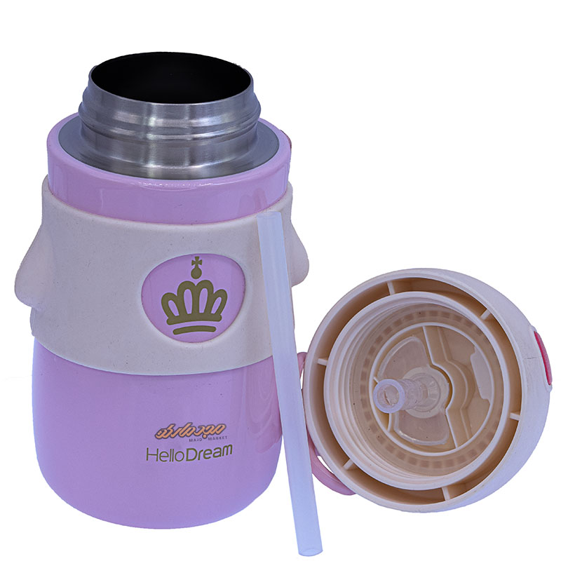 فلاسک صورتی کد 6317 HELLO DREAM (1)