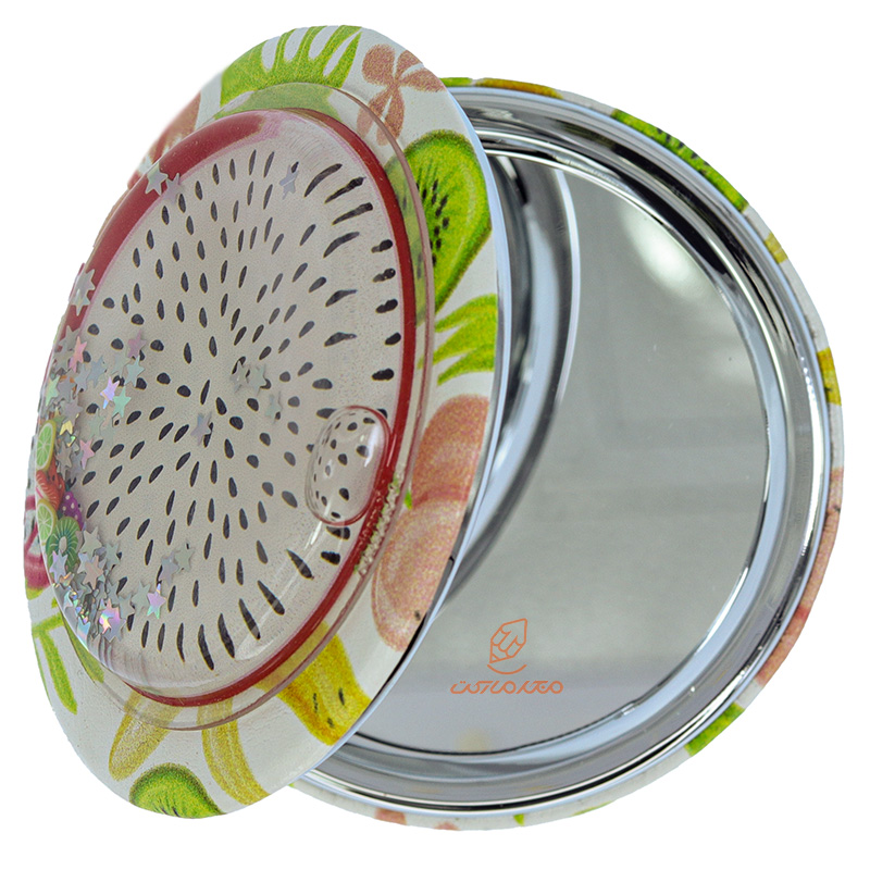 آینه گرد جیبی (آرایشی) فانتزی طرح برجسته دراگون 055 (3)