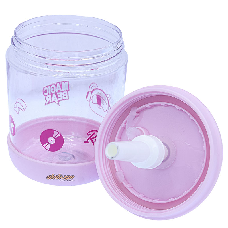 قمقمه صورتی طرح موزیکال MAGIC BEAR (1)