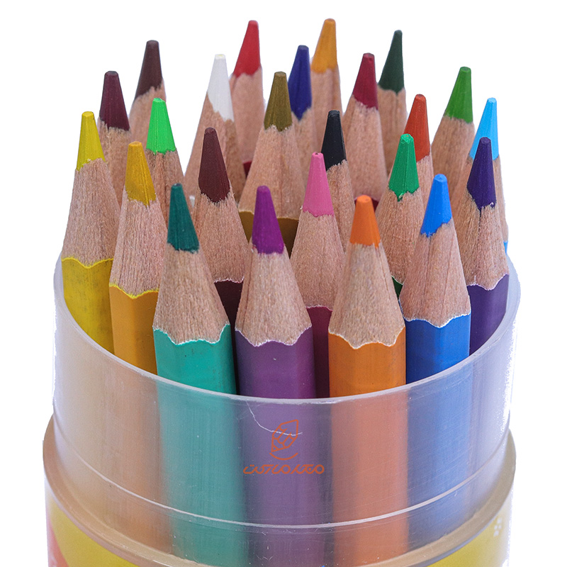 مداد رنگی 24 رنگ لوله ای طرح ببر پالمو PALMO (1)