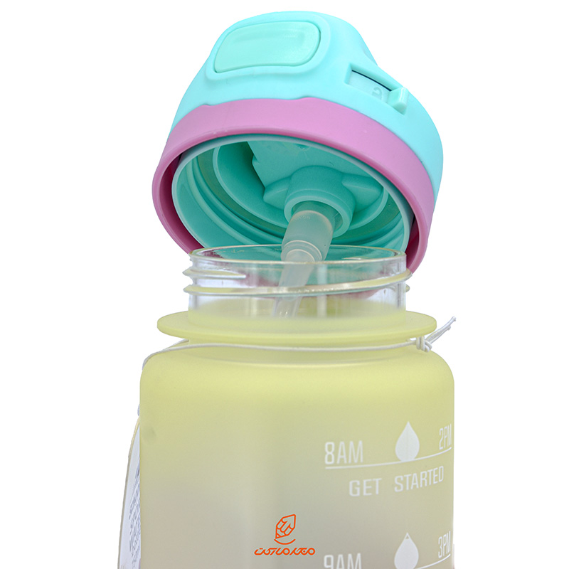 قمقمه کاور دار رنگین کمانی زرد کد 9351 اسکول فنس schoolfans (6)