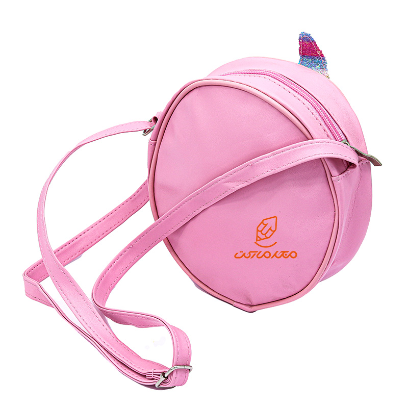 کیف یونی کورن پولک دار صورتی (2)